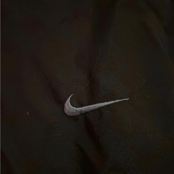 Vintage NIKE 90s Mens Jacket-Size L, Lined Windbreaker gray black and white - Picture 3 of 11